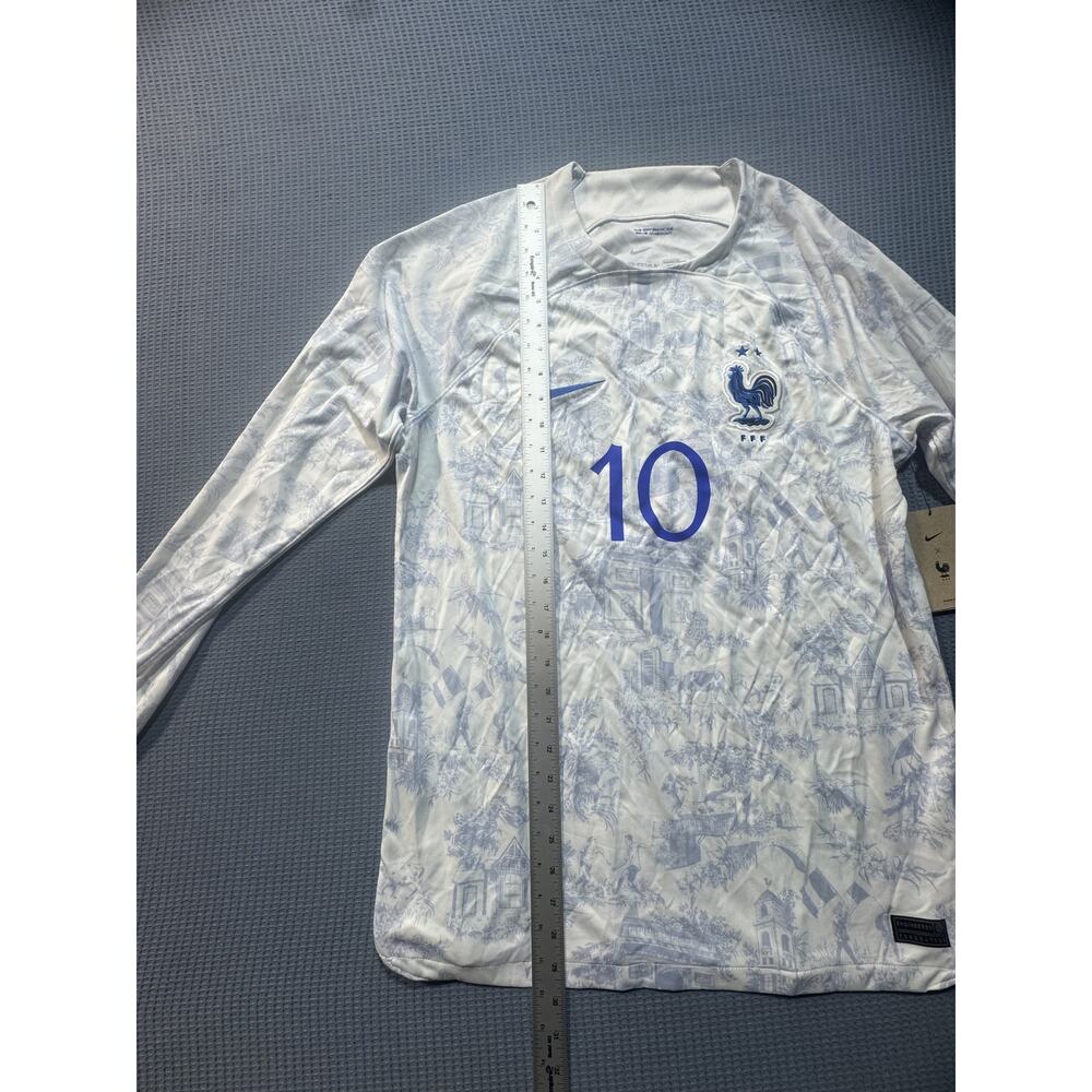 Nike‎ France National Team Mbappe Men's Jersey Sz L White Brand New - Picture 3 of 10